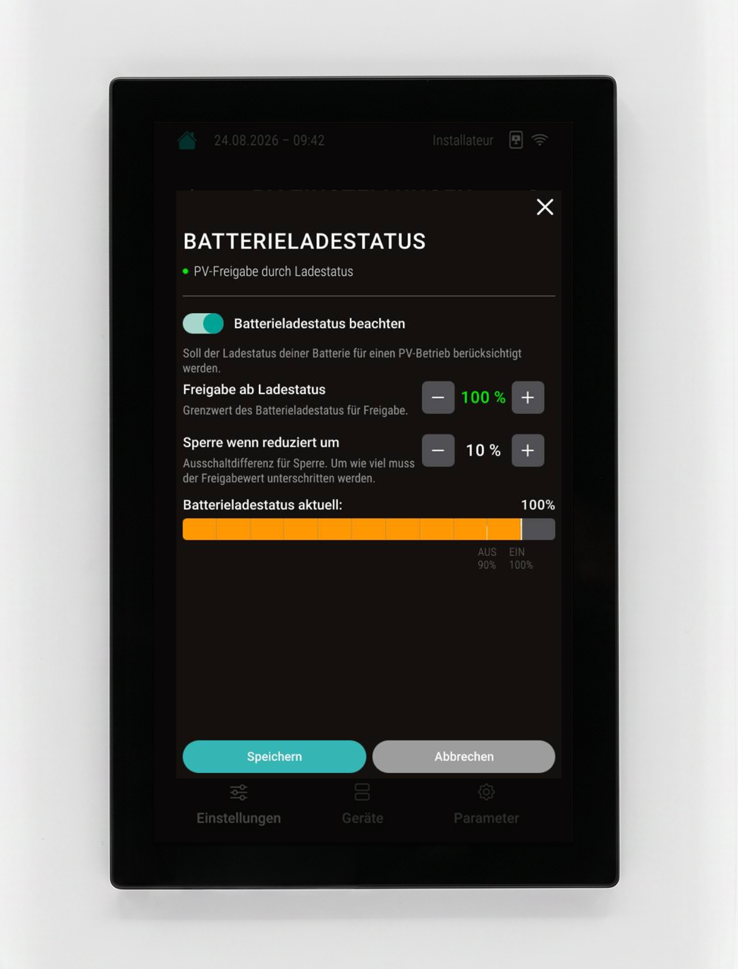 MIRA Übersicht zu Photovoltaik und Batterie